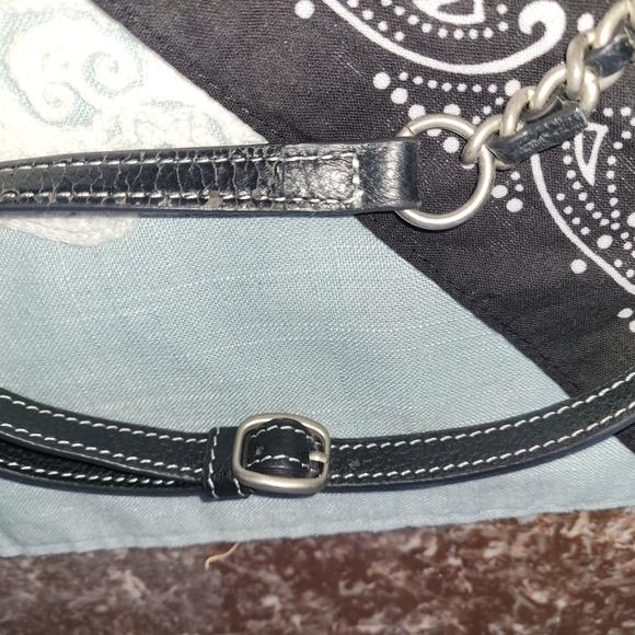 Harley-Davidson Black Crossbody Bag with Silver Chain - Picture 9 of 12